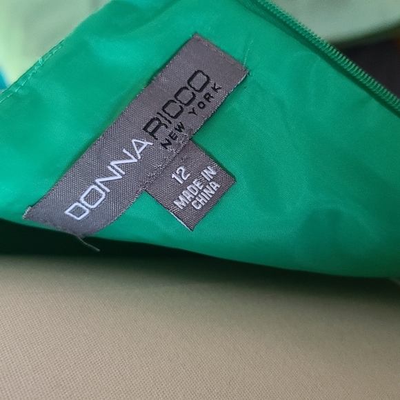 Donna Ricco Green Summer Dress - Picture 7 of 10